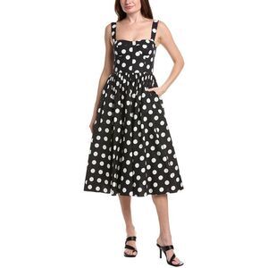 Sans Faff Womens  Antibes Poplin Dress, Black